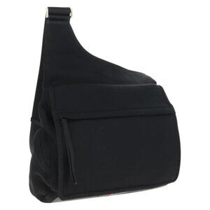 Authentic PRADA Sports Shoulder Bag Nylon Black Silver